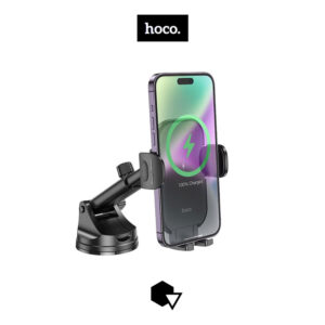 Hoco HW5 - ที่ชาร์จโทรศัพท์แบบไร้สาย ติดตั้งกับคอนโซล/กระจกรถยนต์