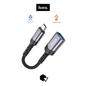 Hoco UA24 - อุปกรณ์แปลงสัญญาณ USB-A to Type-C/Lightning